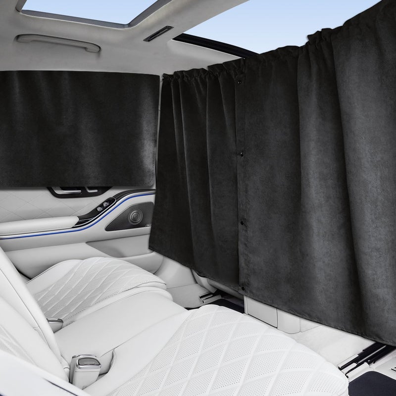 Epltion Univesal Car Window Privacy Curtains Set | Sunshade| Protect Privacy | UV Protection | Fit for Baby Breastfeeding Sleeping Work Rest Camping Outdoor - Image 1